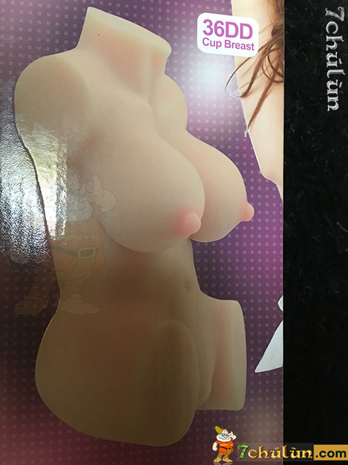 Mini silicone bust love doll for men Annika
