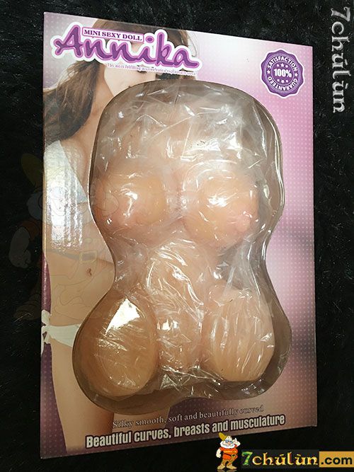 Mini silicone bust love doll for male Annika