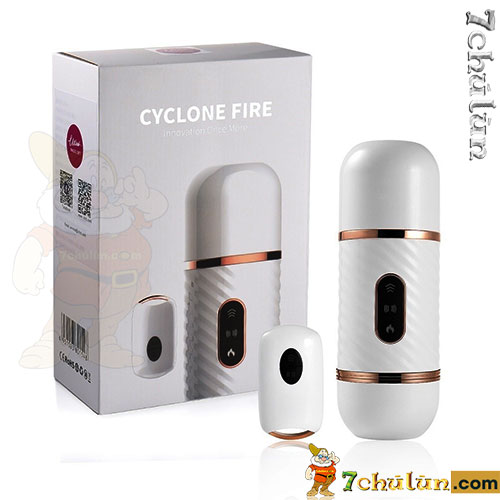 Cyclone Fire automatic vibrating enema heating masturbator