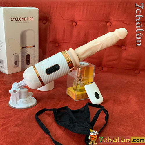 Cyclone automatic retractable dildo Fire🔥 radiates heat 42 degrees