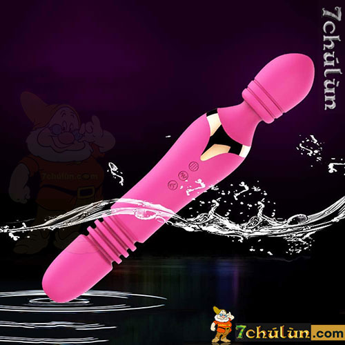 Automatic retractable dildo body massager Man Muo - Lucy vibrating rod radiating heat