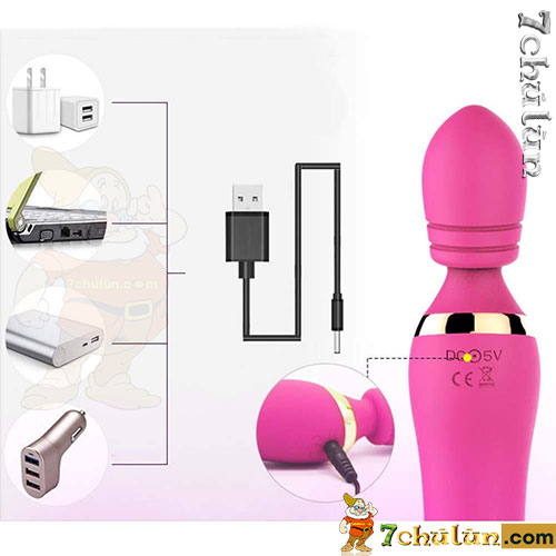 Automatic retractable dildo body massager Man Muo - Lucy vibrating rod radiates heat