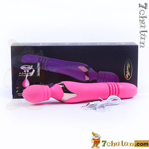 Automatic retractable dildo body massager Man Muo - Lucy vibrating rod radiates heat