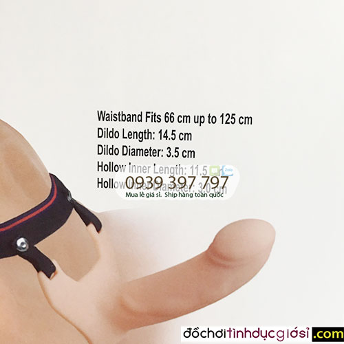 Latest generation soft silicone strap-on dildo for men Aphrodisia