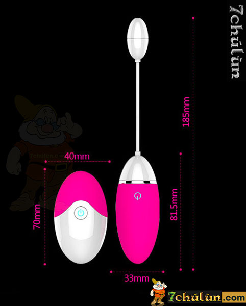 Evo vibrating egg radiates heat 42 degrees size specifications