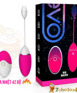 Trứng rung Evo tỏa nhiệt 42 độ điều khiển từ xa