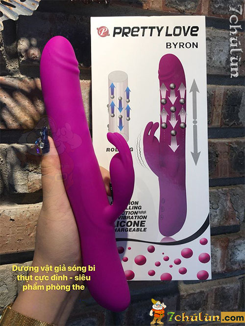 Pretty Love dildo👄 Byron 7 frequency retractable dildo6
