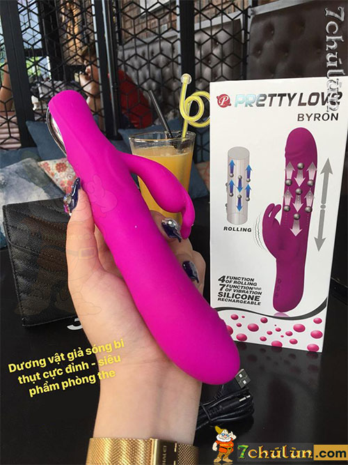 Pretty Love👄 Byron 7-frequency retractable dildo5