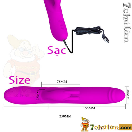 Pretty Love👄 Byron 7-frequency retractable dildo1