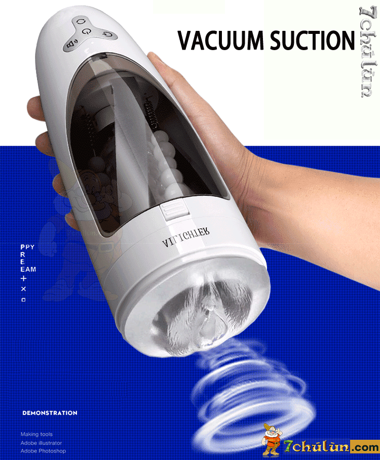 Ailighter 3D rotating automatic masturbator for men