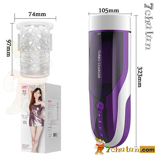 Leten Turbo Charger automatic vibrating fake vagina for men