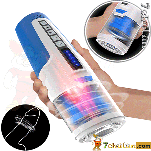Leten Star Wars fake vagina with vibration and automatic rotation for men