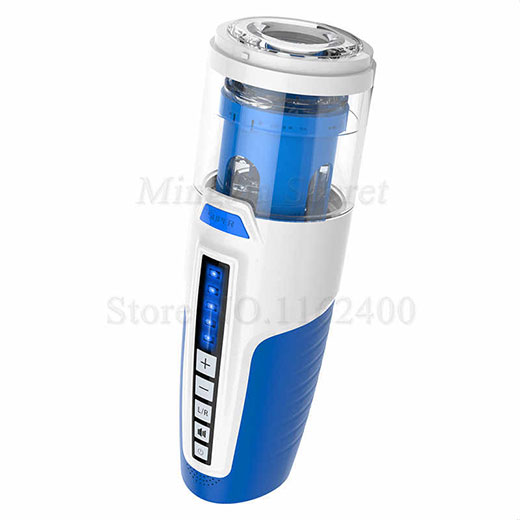 Leten Star Wars fake vagina with vibration and automatic rotation for men