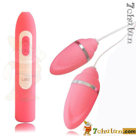 Libo Super Pleasure 2-headed vibrating egg with good rechargeable vibrating battery