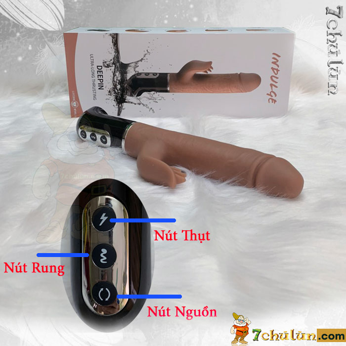 Indulge Deepin vibrating dildo with many levels