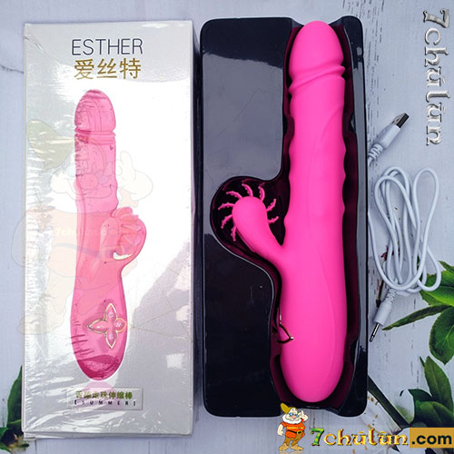 Esther dildo gives her new emotions in a steamy environment