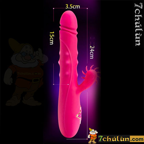 Esther balls vibrating dildo licking clitoris
