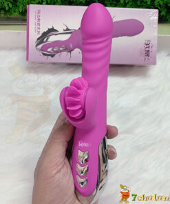 Dương vật giả Leten 008 rung liếm âm vật 10 chế độ kết hợp kích thích g Spot