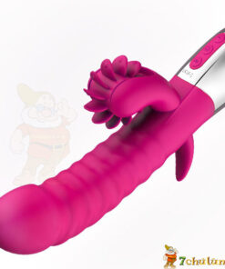 Dương vật giả rung thụt liếm Leten 3 nhánh massage g spot, anal, clitoris