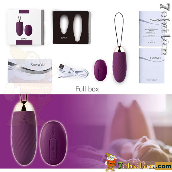 Elmer Svakom high-end sextoy whispers softly Elmer Svakom Vibrating Egg whispers softly