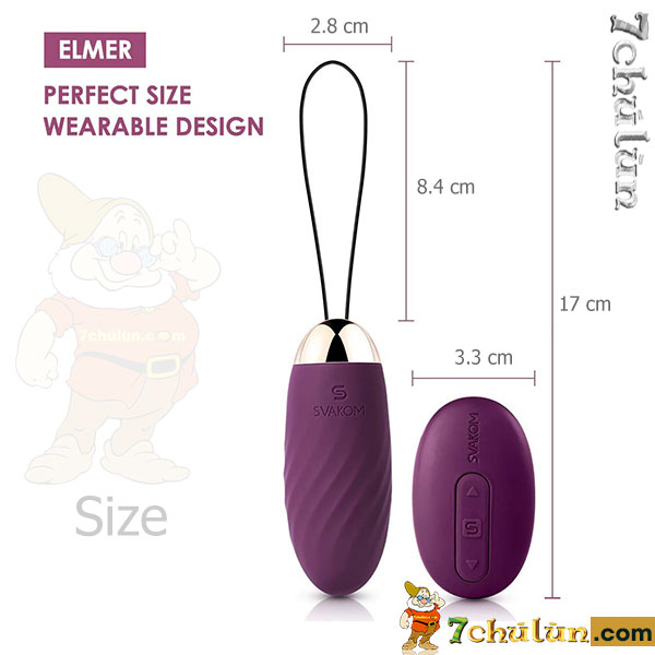 Super soft Elmer Svakom vibrating eggs have an extremely ideal size Super soft Elmer Svakom love vibrating egg has an extremely ideal size
