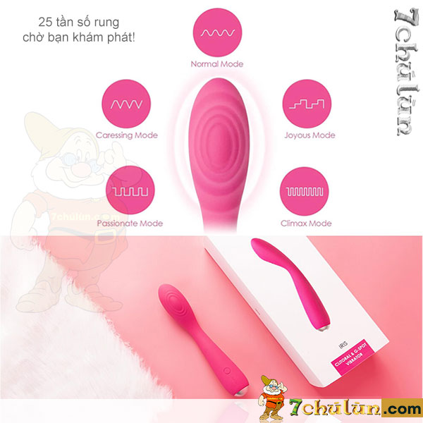 Sextoy Iris Svakom with 25 vibration frequencies, bringing 25 different experiences