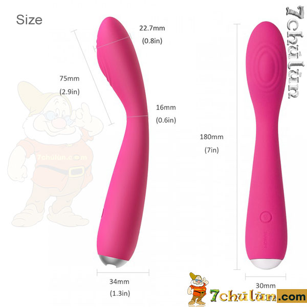 Iris Svakom love vibrating stick is the ideal size for her to reach orgasm