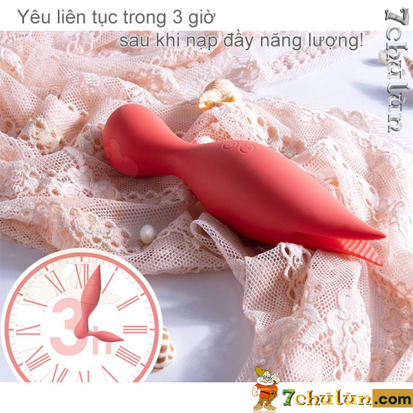 Siren Svakom G-spot massager can be used for 3 hours straight with 2 hours of charging