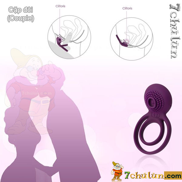 Dual vibrating ring Tammy Svakom is ideal for couples to achieve abundant pleasure