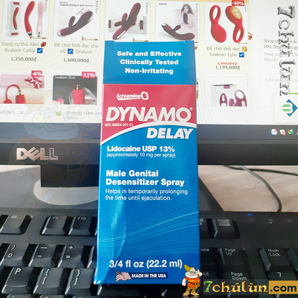 Dynamo Delay spray is certified in the US, produced on a modern production line