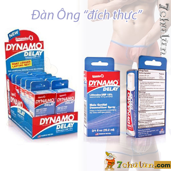 Dynamo Delay spray prolongs sexual intercourse 