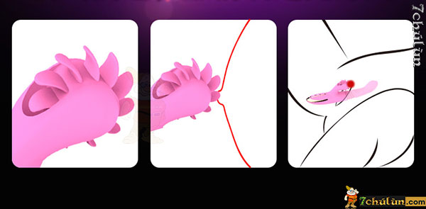 Dibe sex toy vibrates and stimulates inside the vagina