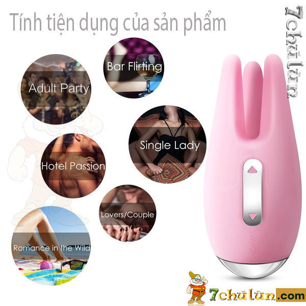 Svakom Cookie Vaginal Massager is versatile and convenient