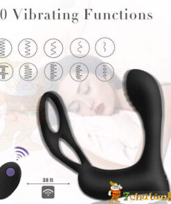 Anal vibrator ☑️ Silicone lens 💋 remote control, high quality #hm34