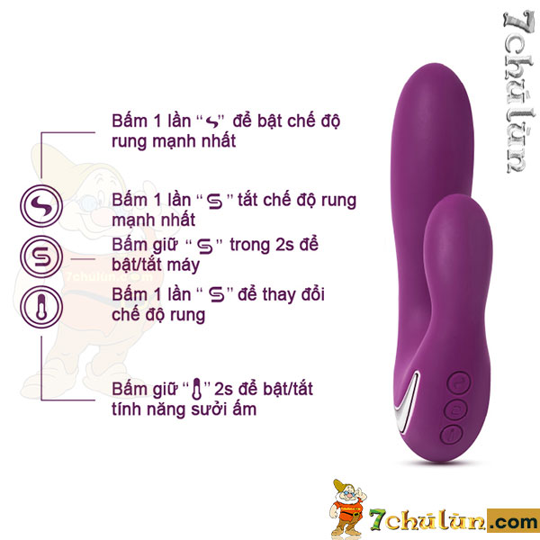 Vesper Svakom G-spot massager is simple to use with smart buttons