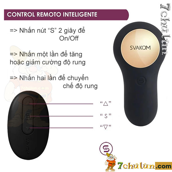 Sextoy Vick Svakom is easy to use with smart buttons