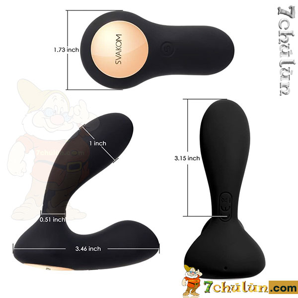 Vicky Svakom massage machine is the ideal size for him to enjoy