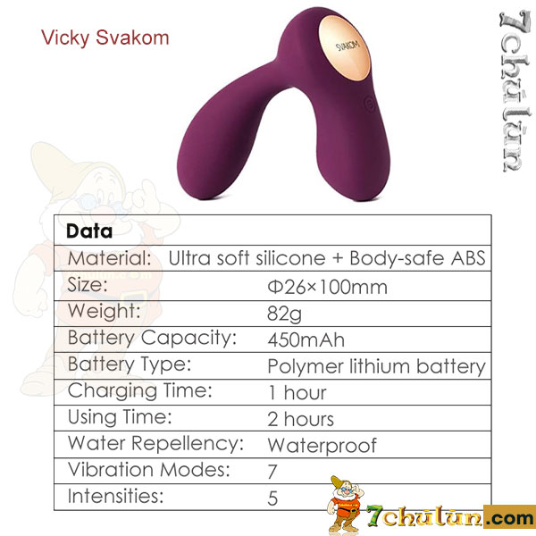 Vicky Svakom silicone vibrator is soft, absolutely safe