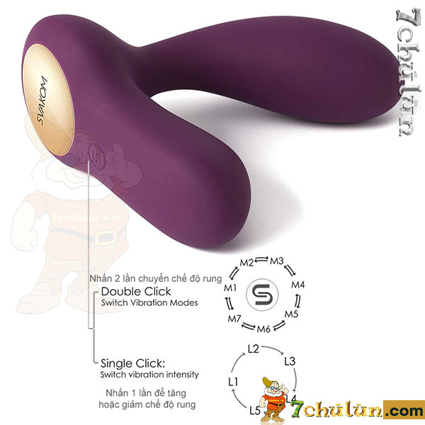 Vicky Svakom 2-arm massage machine is easy to use with smart buttons