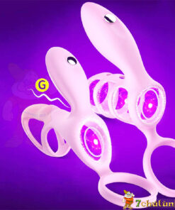 High quality vibrating ring 💖 Leten ☑️ attached to a pedestal with a rotating strap #vr14