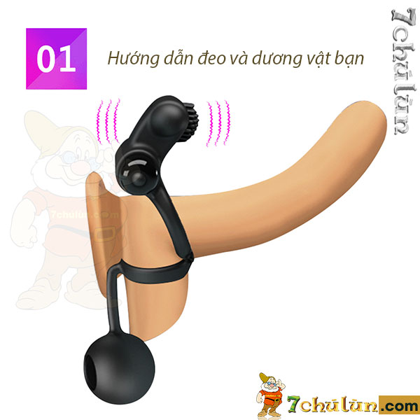 Sex toys Pretty Love Penis Sleeve Iv supple, soft