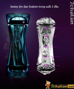 Vaginal mouth 💋 Svakom Ridmii ✅ premium transparent both ends #ad33
