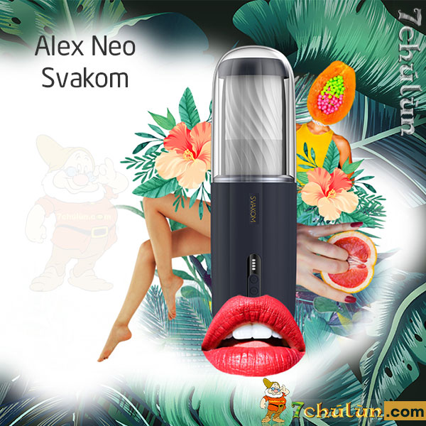 Svakom Alex Neo fake vagina gives him pure excitem