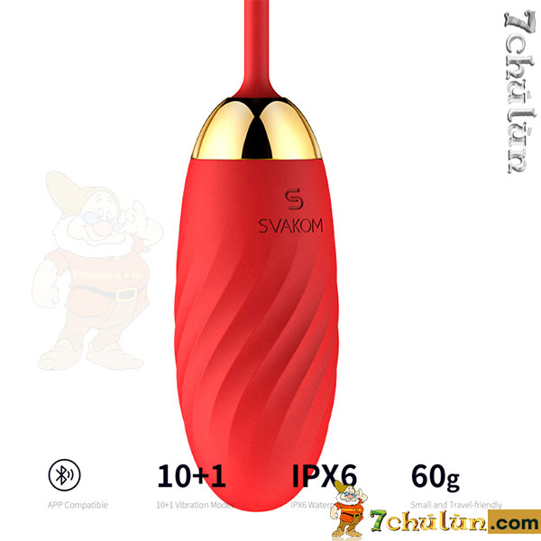 The smart, convenient Svakom Ella Neo vibrating egg makes her happy