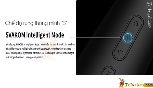 Sextoy Svakom Emma Neo smart mode with just one button