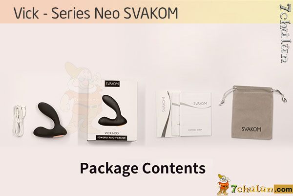 Sextoy Vick Neo Svakom is packaged carefully, quietly and discreetly