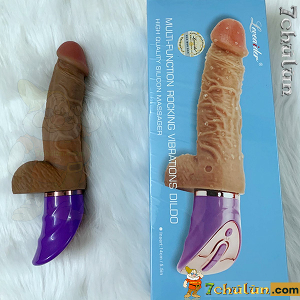 Loveaider Rocking Handheld Dildo Vibrates Warming Heat