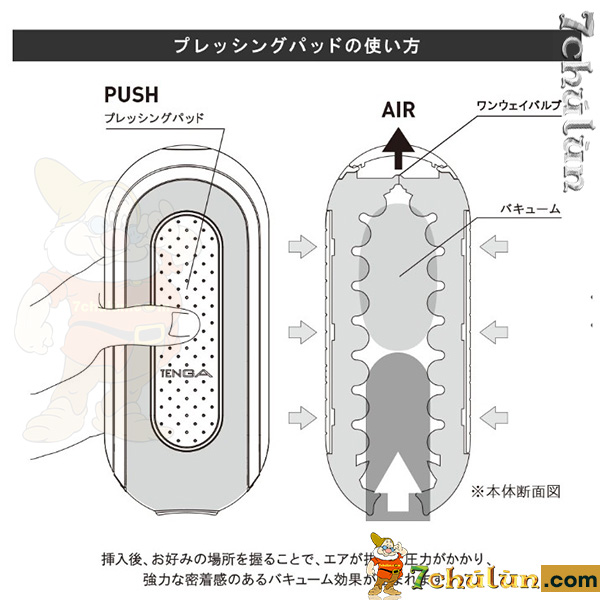 Tenga Flip Zero Japanese sextoy - masturbation vagina for men