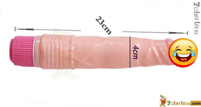 Baile 4cm straight handheld silicone dildo
