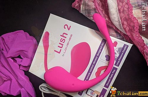 Lush 2 premium vibrating eggs controlled via app